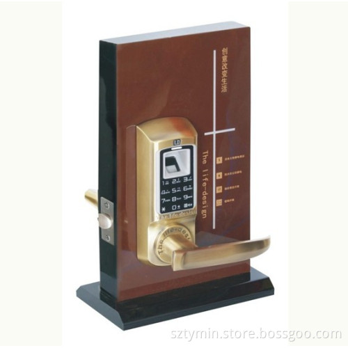 Body material zinc alloy biometric fingerprint door lock